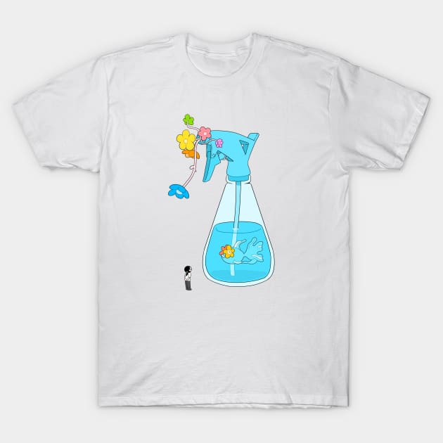 Sprinkling Can T-Shirt by linzaoyu